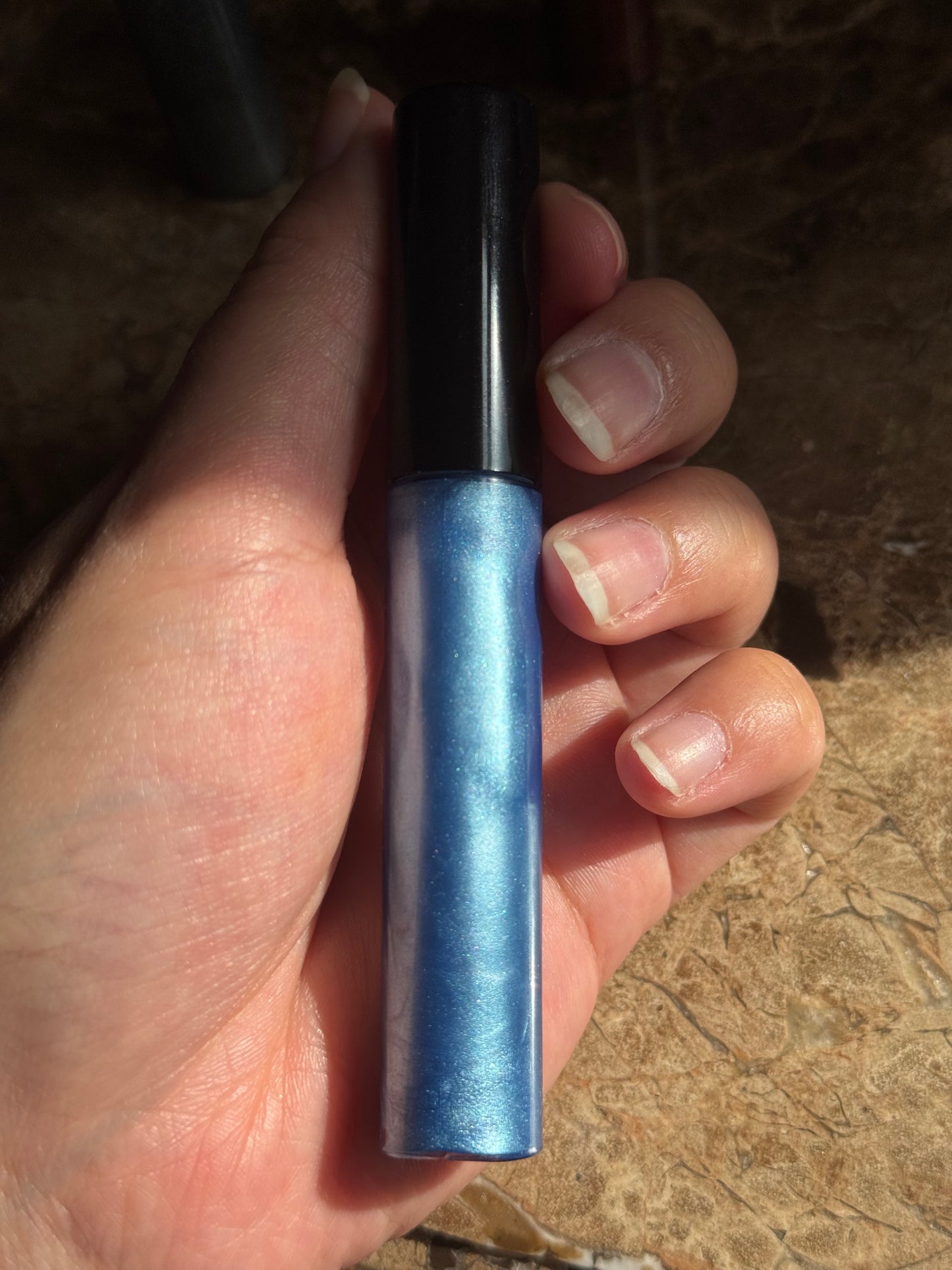 Blue Moon Lip Gloss 10 ml – Hydrating High-Shine Finish Scent (Raspberry) - Riy Cosmetics