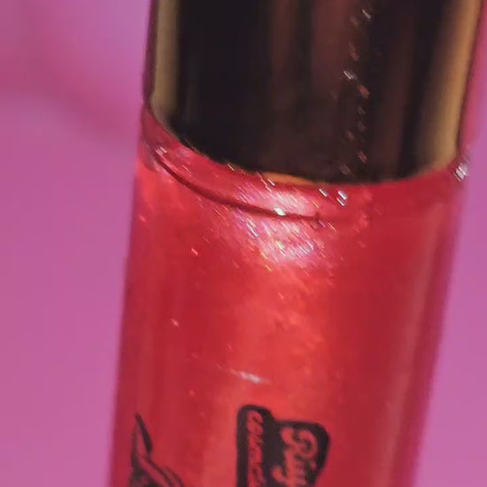 Sweetheart pink lip gloss in clear tube – 10 mL